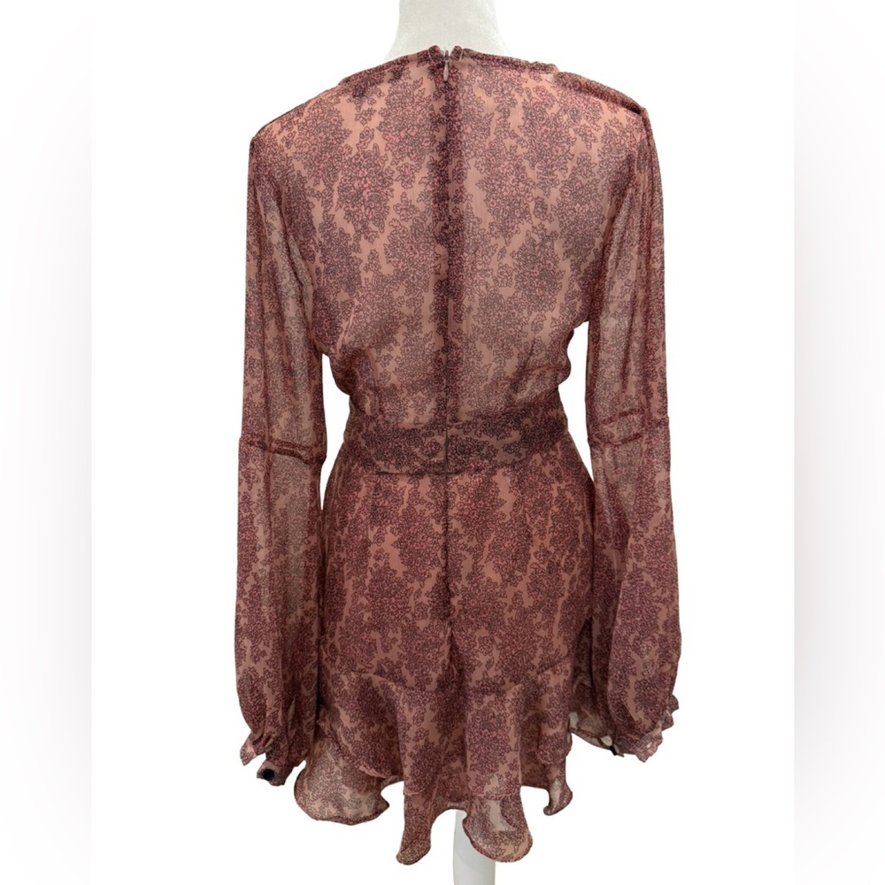 The Vintage Shop Pink Gemma Dress with Bishop Sleeves. Size Medium - Picture 5 of 7